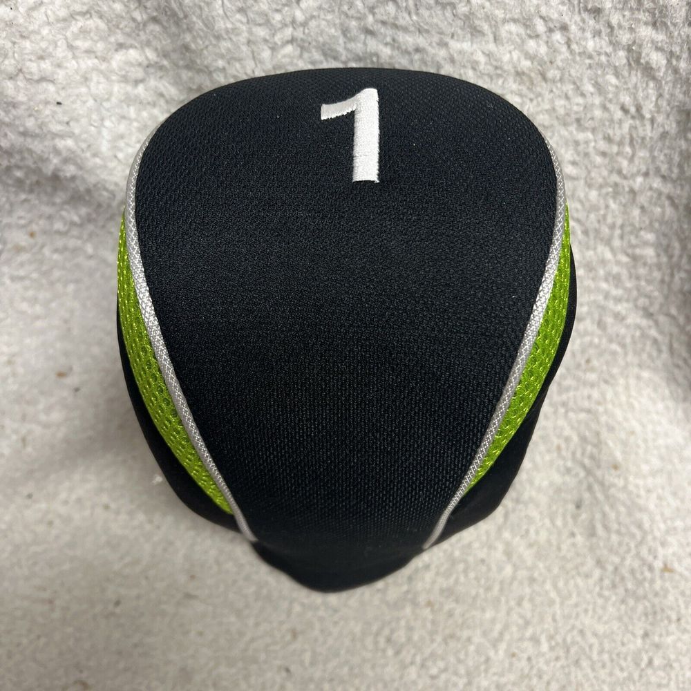 Green And Black‎ Driver head cover Number 1 Pre-Owned Excellent Condition